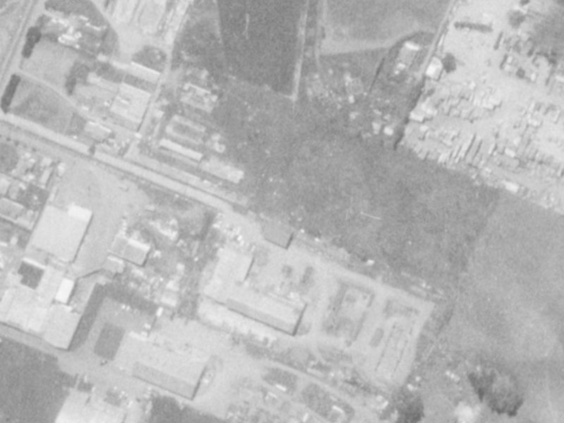 20 Halwyn Drive from the air, 1975-1979