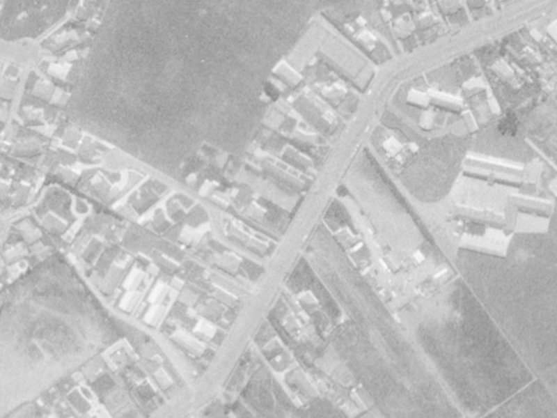80A Middlepark Road from the air, 1975-1979