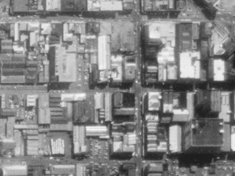 49 Lichfield Street from the air, 1975-1979