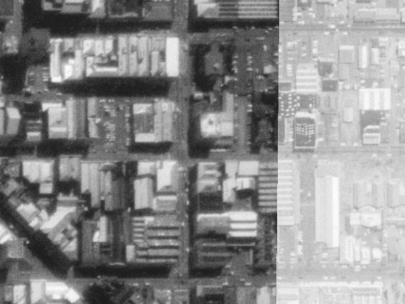 168R Lichfield Street from the air, 1975-1979