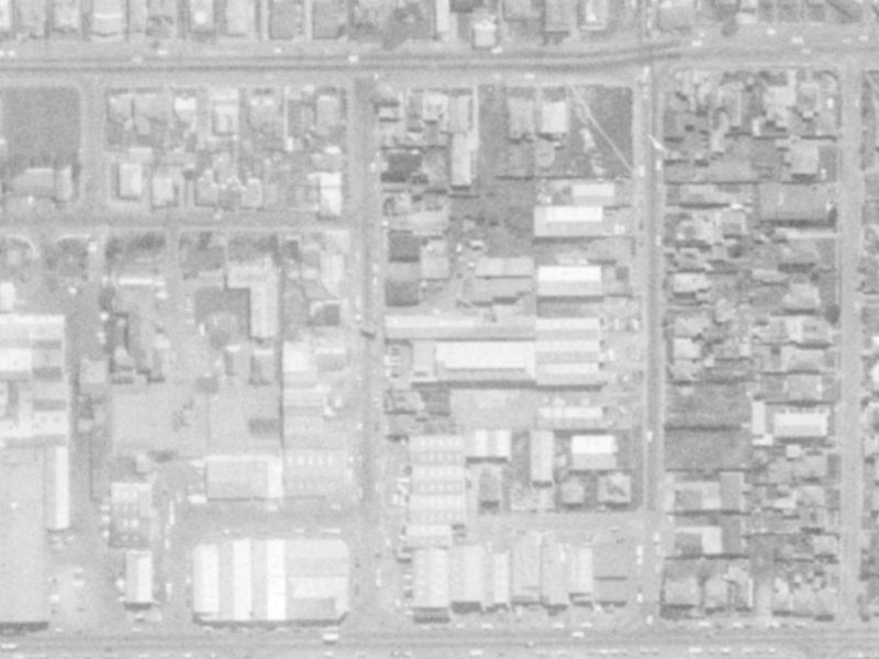28 Saxon Street from the air, 1975-1979