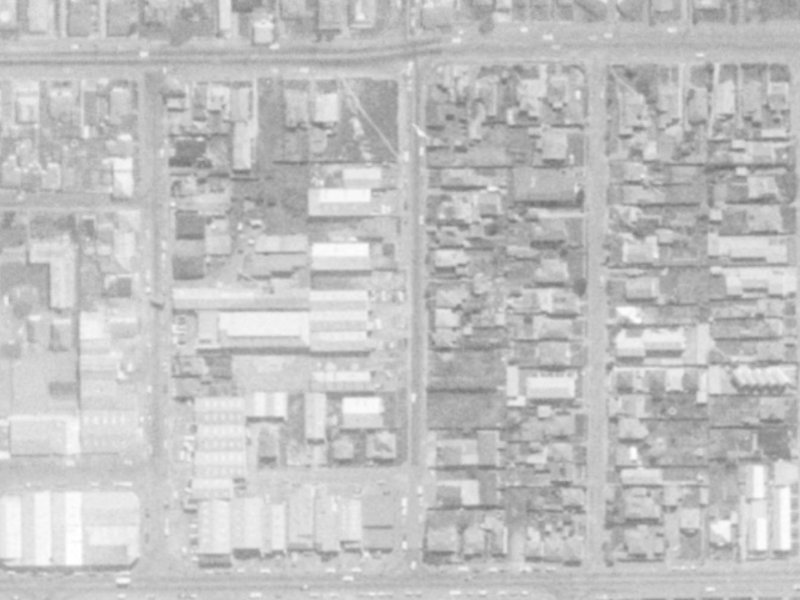 23 Stanmore Road from the air, 1975-1979