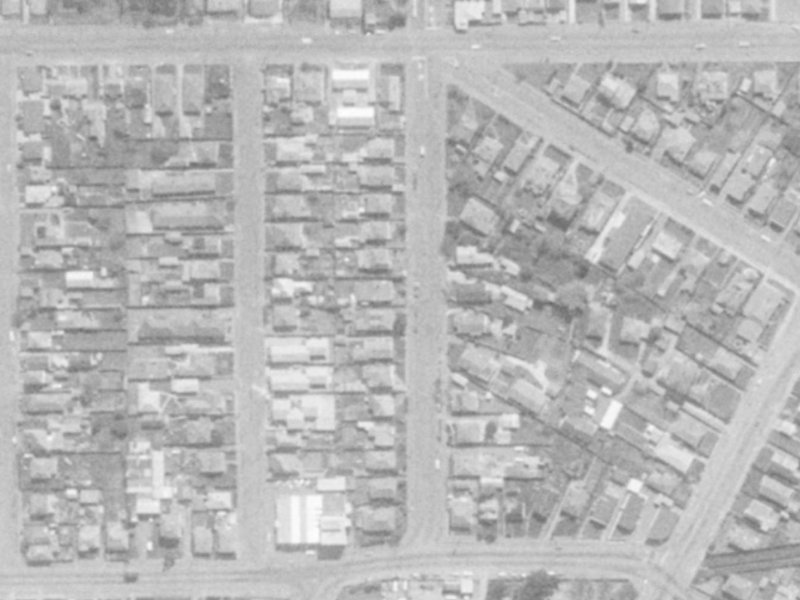 21 England Street from the air, 1975-1979