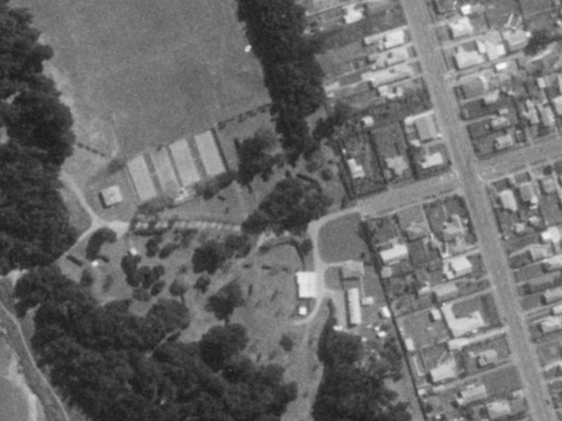 59 Halsey Street from the air, 1975-1979