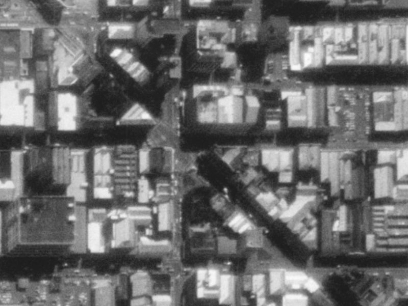 215 High Street from the air, 1975-1979