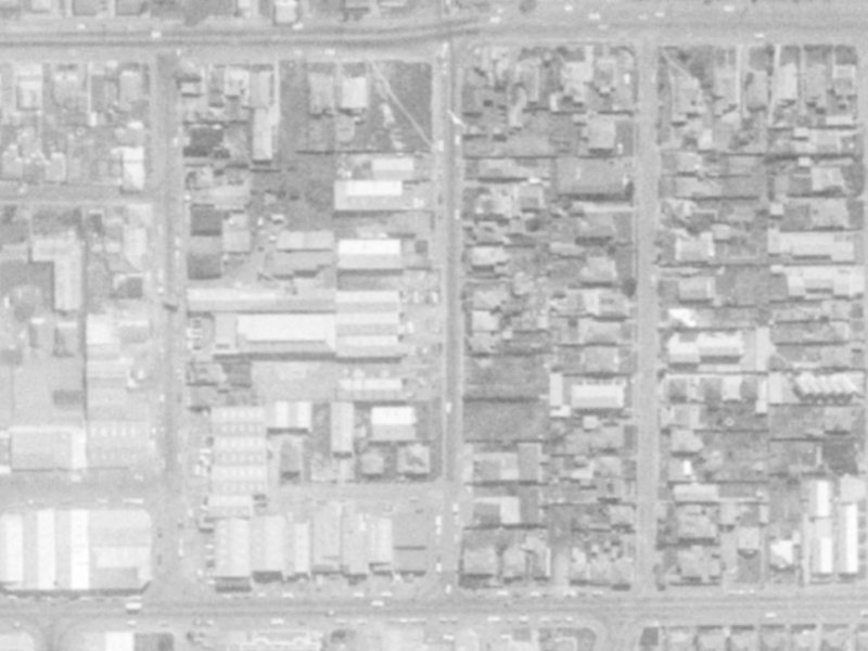 21 Stanmore Road from the air, 1975-1979