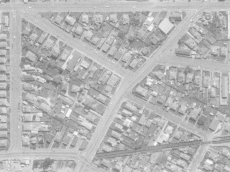 44 Buccleugh Street from the air, 1975-1979