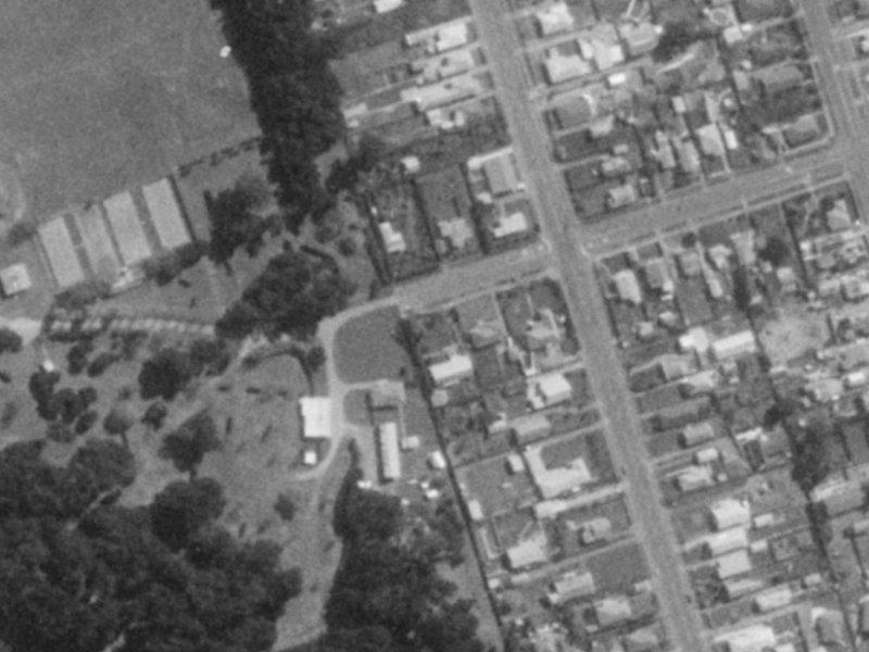 57 Halsey Street from the air, 1975-1979