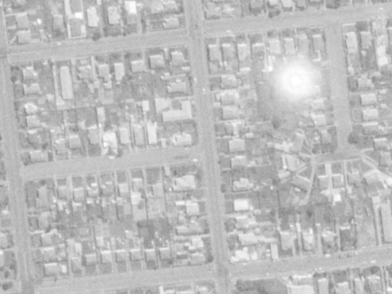 2A George Street from the air, 1975-1979