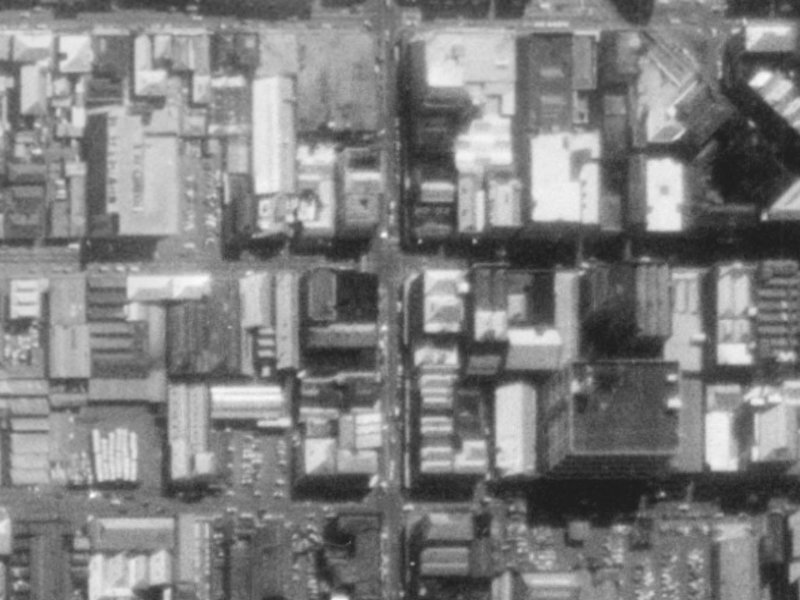 628/658 Colombo Street from the air, 1975-1979