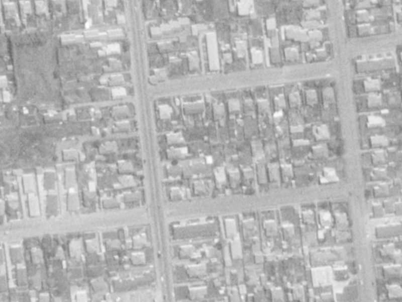 138B Clarence Street from the air, 1975-1979