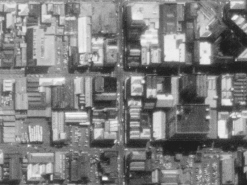 654 Colombo Street from the air, 1975-1979