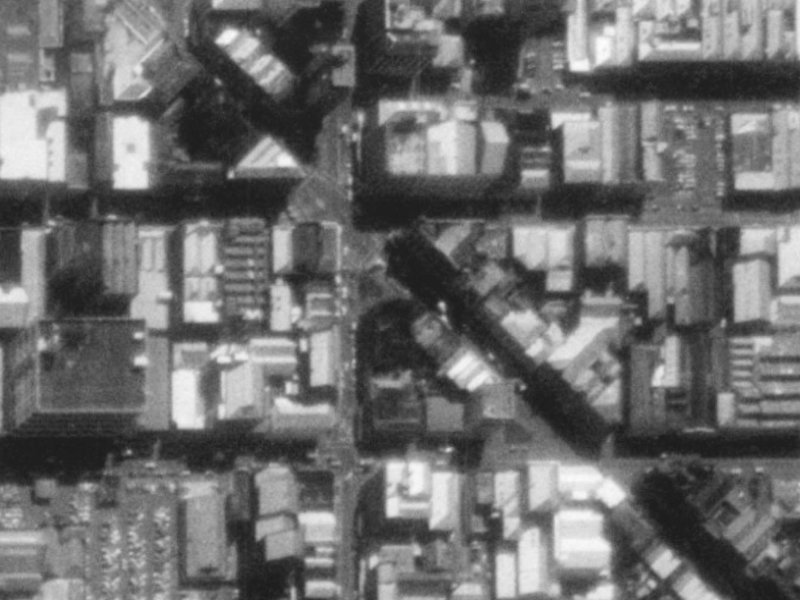 211 High Street from the air, 1975-1979