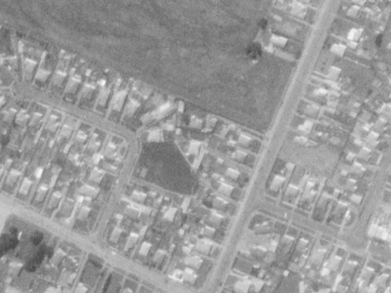 83 Gilberthorpes Road from the air, 1975-1979