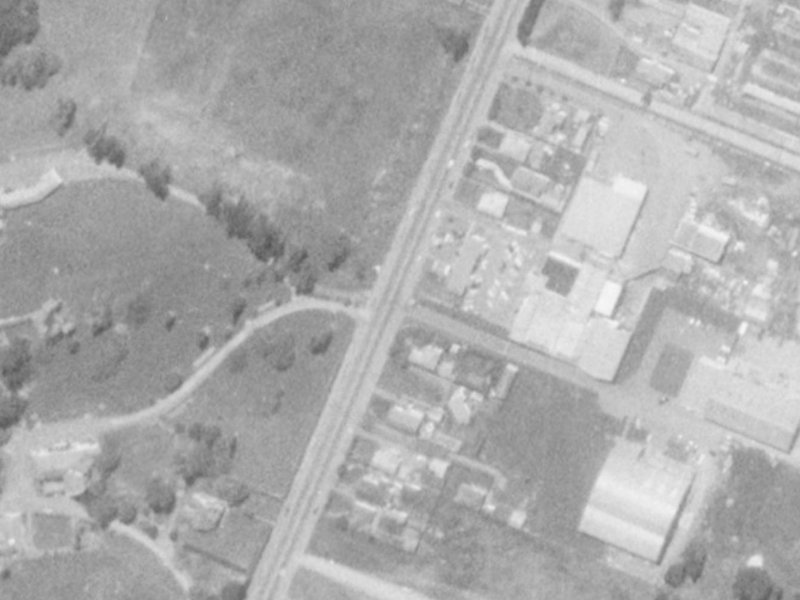 108 Carmen Road from the air, 1975-1979