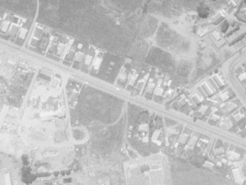22 Buchanans Road from the air, 1975-1979