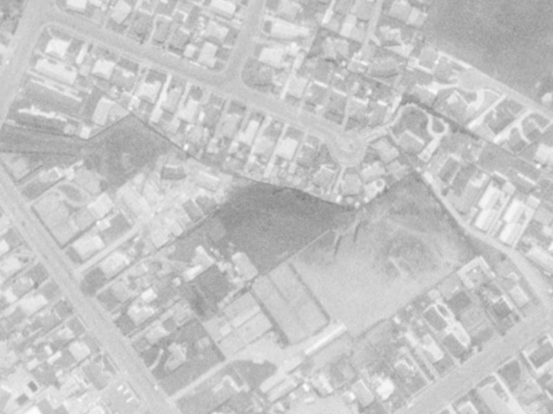Ashtead Lane from the air, 1975-1979
