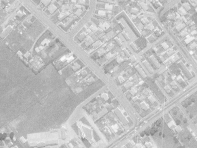 9 Craven Street from the air, 1975-1979