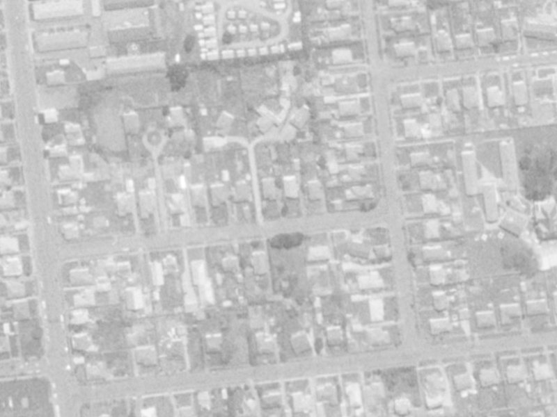 21 Owens Terrace from the air, 1975-1979