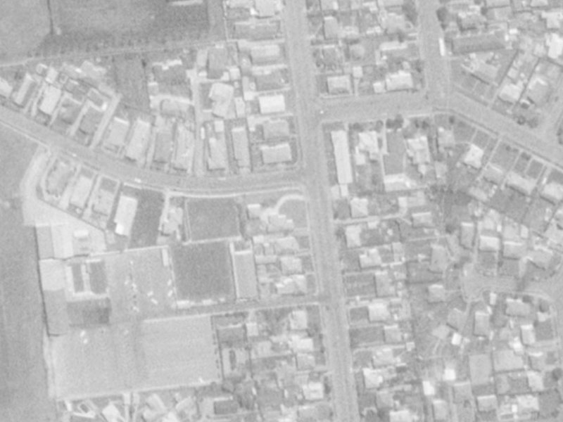 58 Wharenui Road from the air, 1975-1979