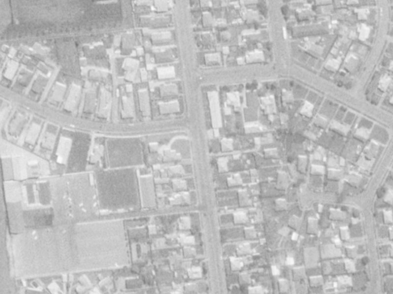39B Wharenui Road from the air, 1975-1979