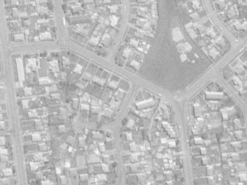 72 Centennial Avenue from the air, 1975-1979