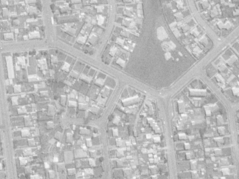 75 Centennial Avenue from the air, 1975-1979