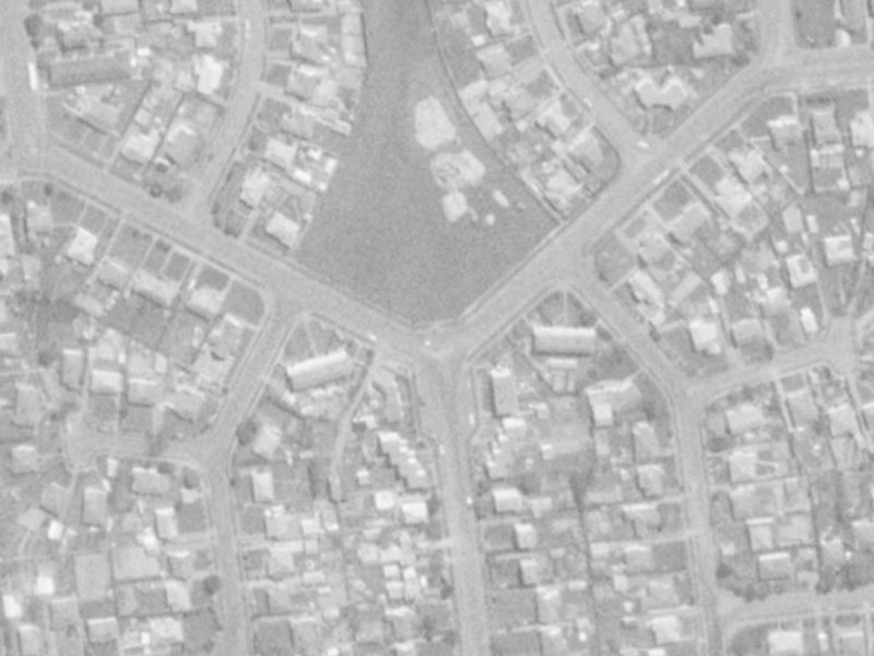29A Tika Street from the air, 1975-1979