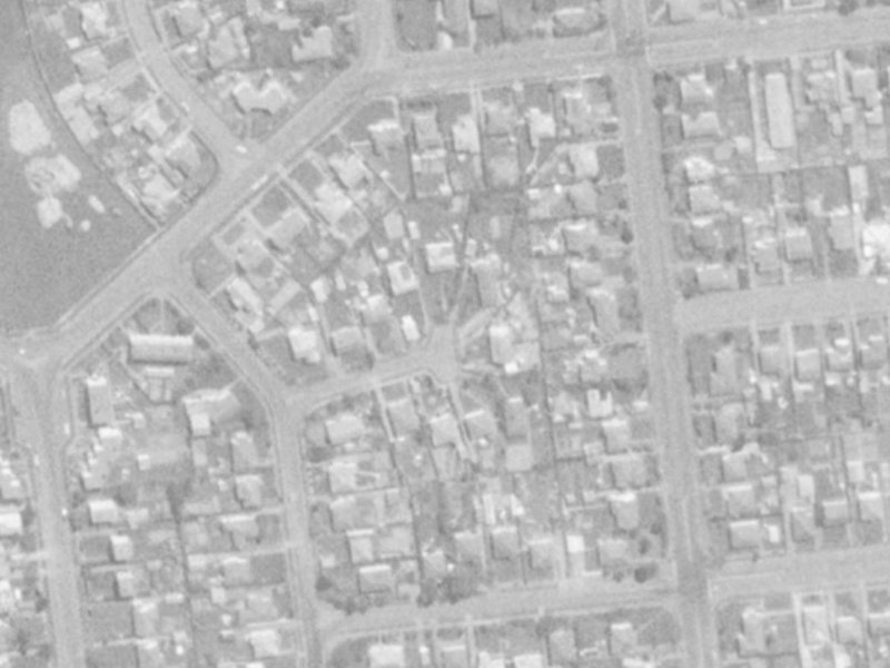 3 Huia Street from the air, 1975-1979