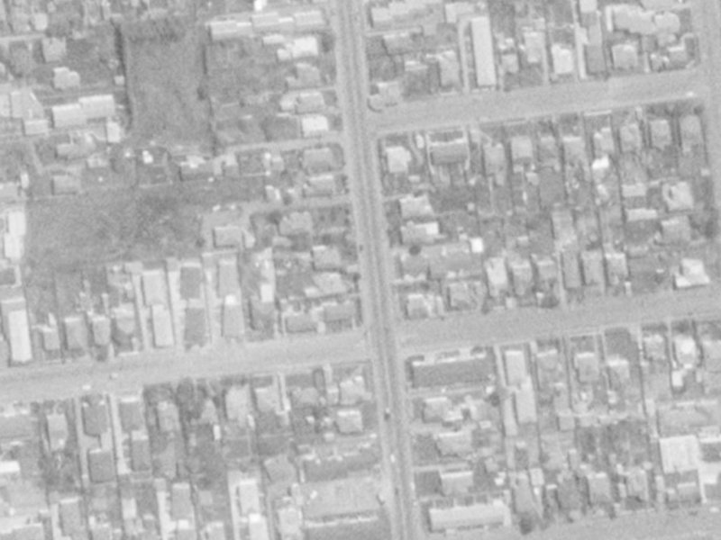 137 Clarence Street from the air, 1975-1979