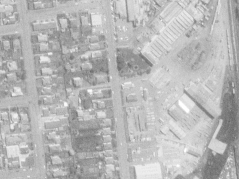 42 Mandeville Street from the air, 1975-1979