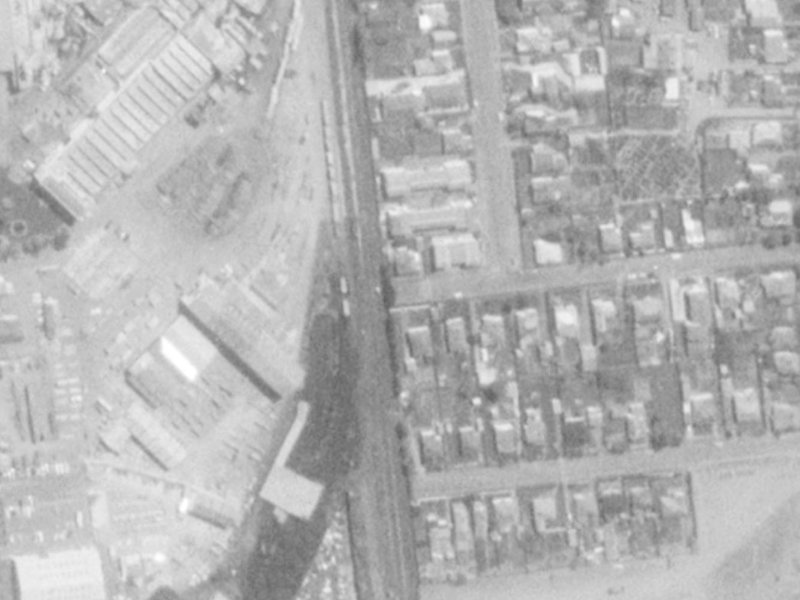 23A Brockworth Place from the air, 1975-1979