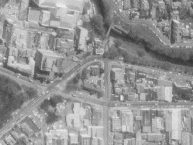 245 Antigua Street from the air, 1975-1979