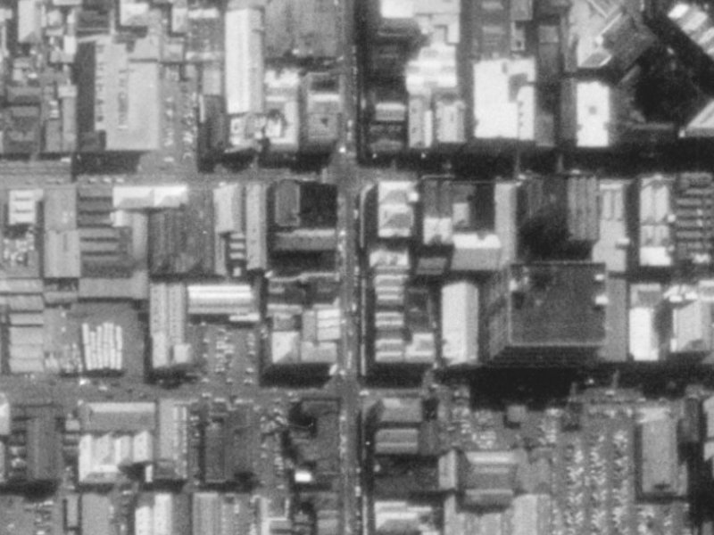 644 Colombo Street from the air, 1975-1979