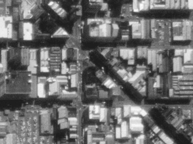 209 High Street from the air, 1975-1979
