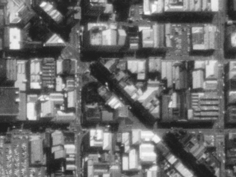 170 High Street from the air, 1975-1979