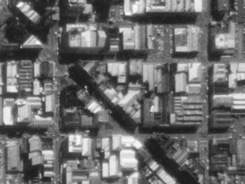 156 High Street from the air, 1975-1979