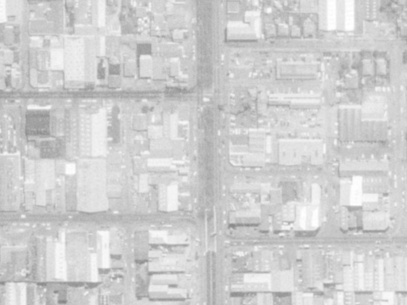 81–105 Fitzgerald Avenue from the air, 1975-1979