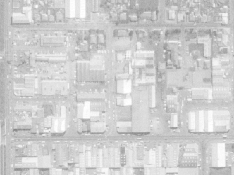 13 Clothier Street from the air, 1975-1979