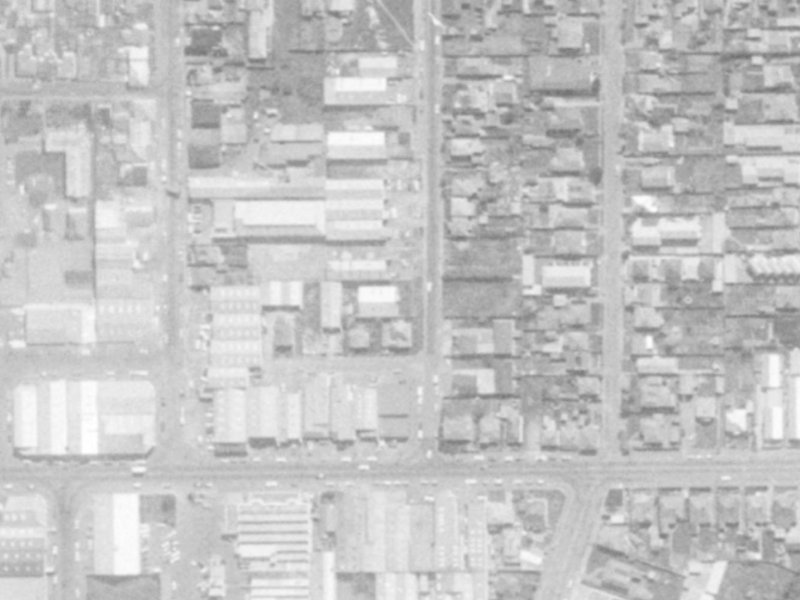 11 Stanmore Road from the air, 1975-1979