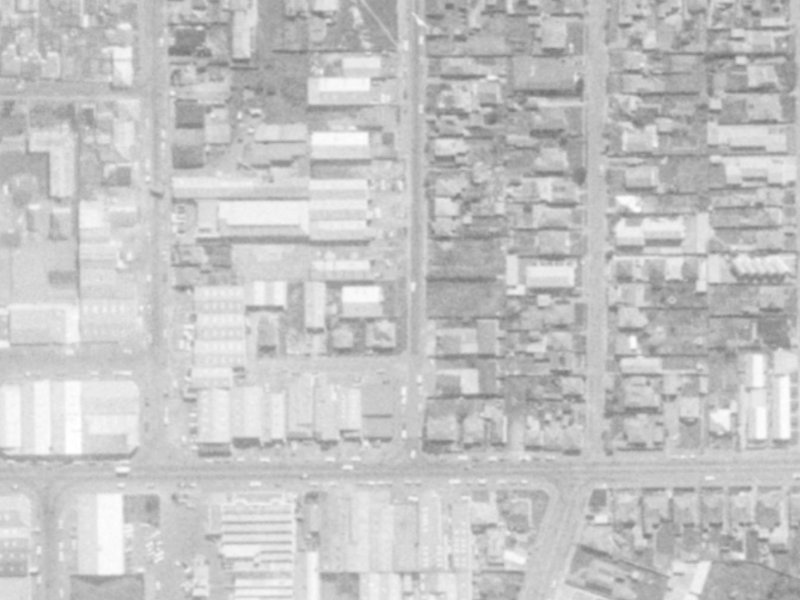 14 Stanmore Road from the air, 1975-1979