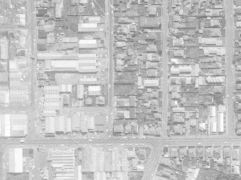 16 Stanmore Road from the air, 1975-1979