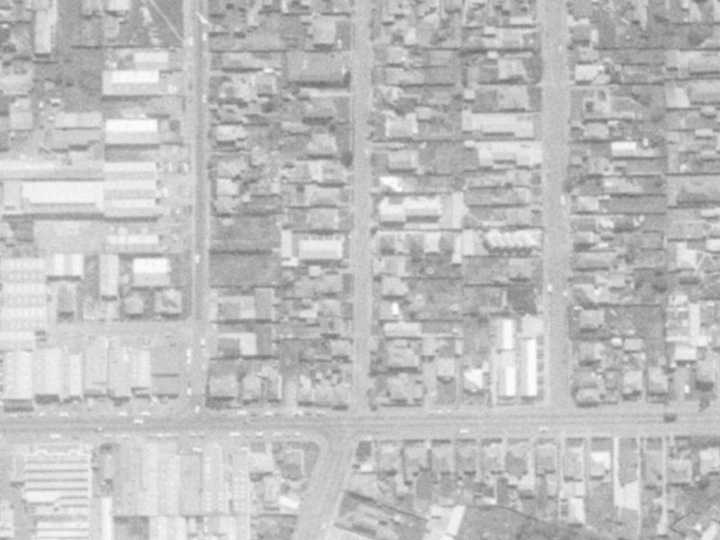 98 Nursery Road from the air, 1975-1979