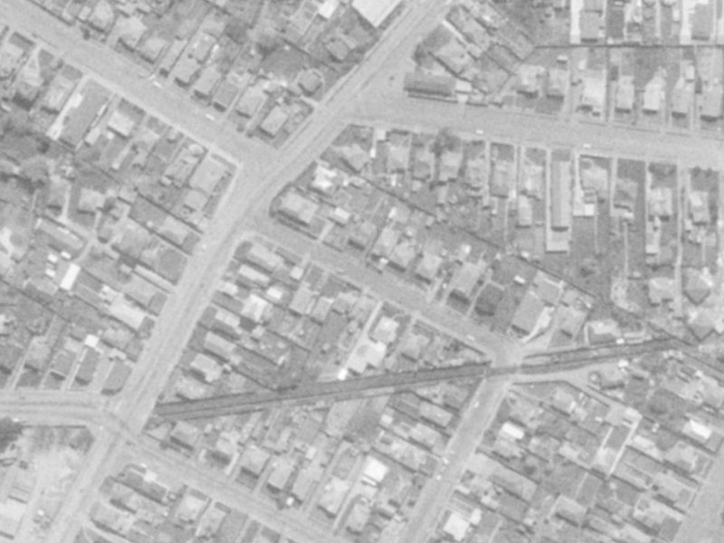 174 Bordesley Street from the air, 1975-1979