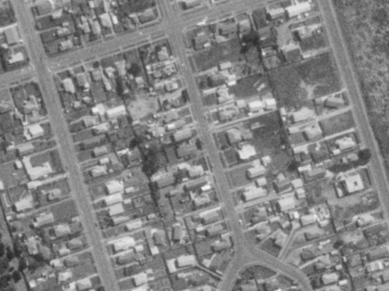 370 Pine Avenue from the air, 1975-1979