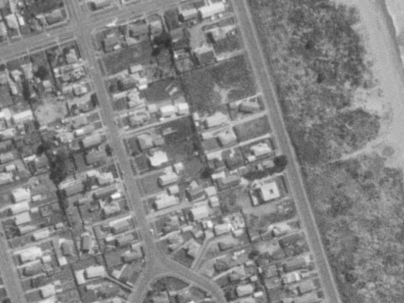508 Marine Parade from the air, 1975-1979