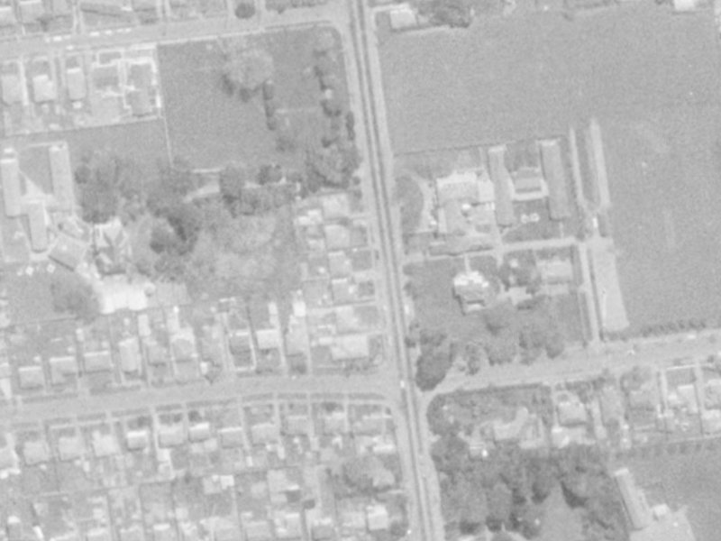 40B Hansons Lane from the air, 1975-1979