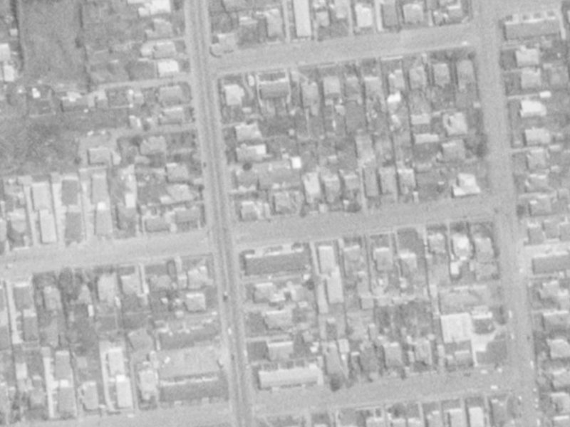 16 Elizabeth Street from the air, 1975-1979