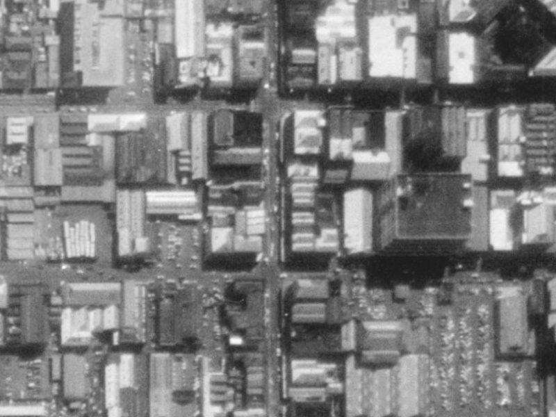 640 Colombo Street from the air, 1975-1979
