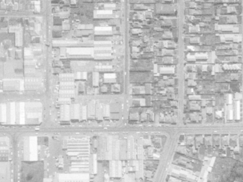 9 Stanmore Road from the air, 1975-1979
